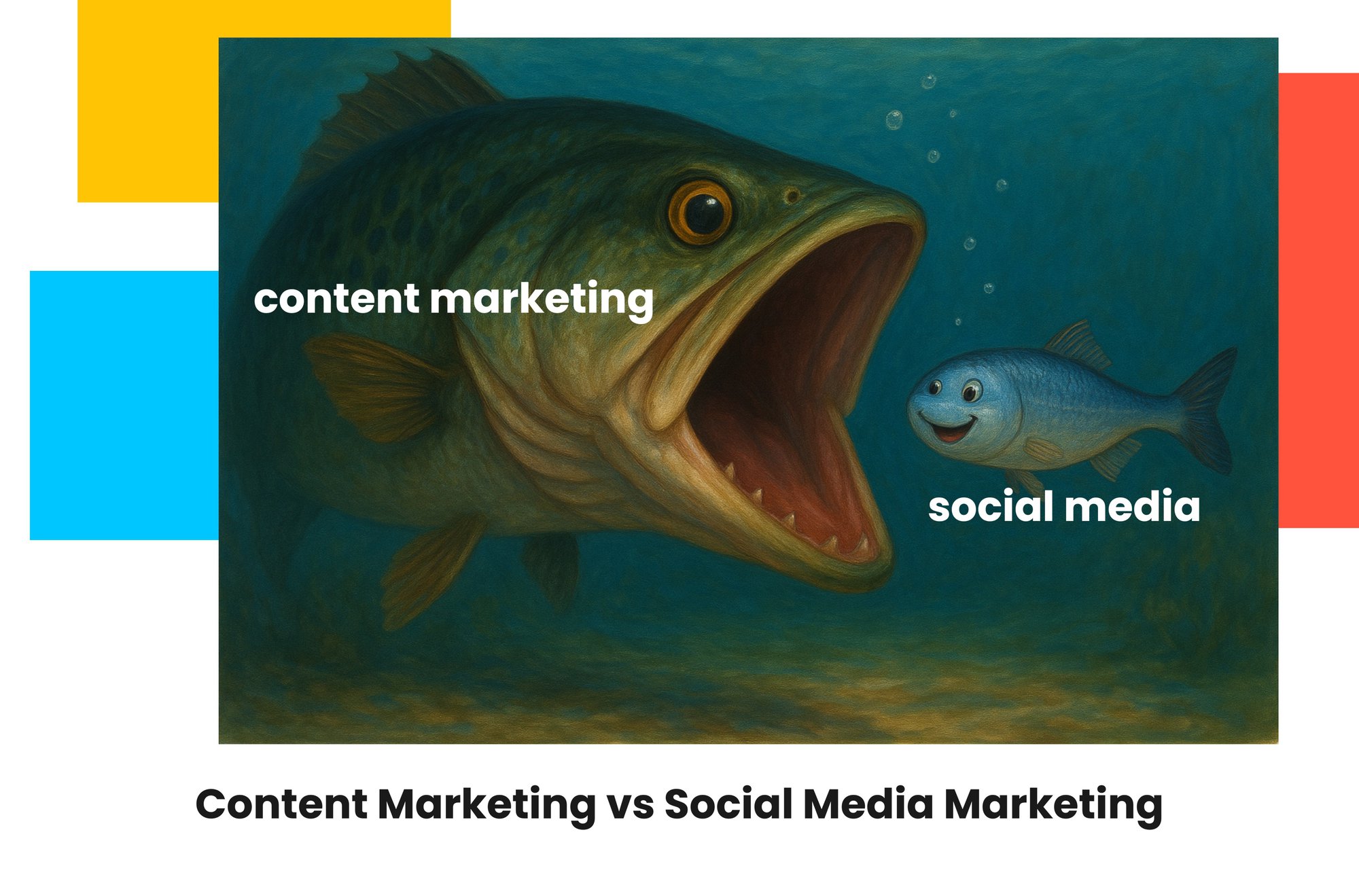 Content Marketing vs Social Media Marketing: Stop Confusing Them and Start Succeeding cover